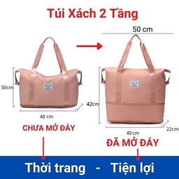 Túi Xách Du Lịch Cỡ Lớn 2 Tầng Boxelo Túi Du Lịch Đa Năng Nam Nữ Đựng Quần Áo Mỹ Phẩm GIA DỤNG VĨNH NGÂN 2