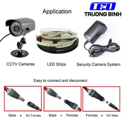 ĐẦU NỐI NHANH NGUỒN ĐỰC CÁI DC 5521 KHÔNG CẦN HÀN CHÌ 9