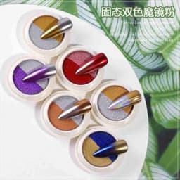 Tráng gương nén ombre 2 màu siêu HOT ngành nail [ NAILS SUPPLY ] 6