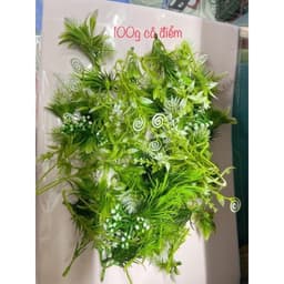 100g cỏ điểm đã bỏ gọng,điểm hoa sáp,hoa lụa,oản... .... .. 5