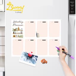 Bảng nam châm ghi chú trang trí tủ lạnh Weekly Planer 3
