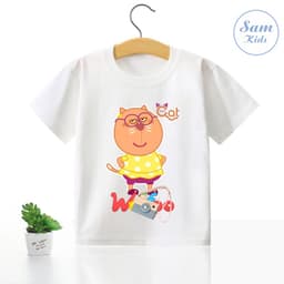 Áo Gia Đình Sói, Áo Thun In Hình Phim Hoạt Hình Các Bé Cực Thích 5