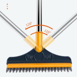 Chổi Cọ Nhà Tắm, Cọ Sàn, Gạt Kính Cán Dài 2 In 1 Siêu Đa Năng - Cây Cọ Sàn Nhà Tắm Xoay 120 Độ 5