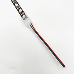 ĐẦU NỐI NHANH TRONG SUỐT 3PIN KHÔNG CẦN HÀN CHÌ RỘNG 10MM CHO LED FULL MÀU WS2811 WS2812B UCS1903 4