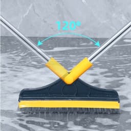 Chổi Cọ Nhà Tắm, Cọ Sàn, Gạt Kính Cán Dài 2 In 1 Siêu Đa Năng - Cây Cọ Sàn Nhà Tắm Xoay 120 Độ 4