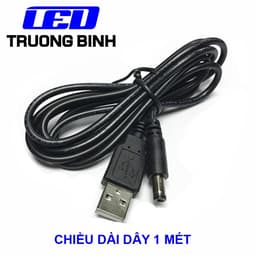 DÂY CHUYỂN TỪ CỔNG USB SANG DC5521 CHO NGUỒN DC 5V 4