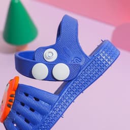 Dép tập đi bé gái bé trai, FORM BÉ TĂNG 2-3 SIZE, dép cao su mềm chống trượt hình gấu dễ thương đáng yêu [DNG] 7