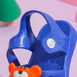 Dép tập đi bé gái bé trai, FORM BÉ TĂNG 2-3 SIZE, dép cao su mềm chống trượt hình gấu dễ thương đáng yêu [DNG] 8