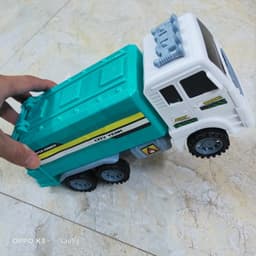 Đồ chơi xe ô tô vệ sinh môi trường chở rác chạy bánh đà nhựa ABS an toàn cho bé 4