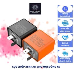Cục chớp nháy xi nhan điều chỉnh tốc độ nhanh chậm dùng cho mọi dòng xe máy 1