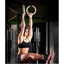 Bộ 2 Vòng Treo Gymnastic Rings Hỗ Trợ Tập Dip Với Xà Đơn, GYM Ring Ngoài Trời HC Sport (1 Đôi) 5