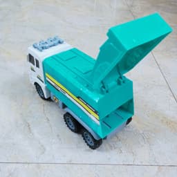 Đồ chơi xe ô tô vệ sinh môi trường chở rác chạy bánh đà nhựa ABS an toàn cho bé 5