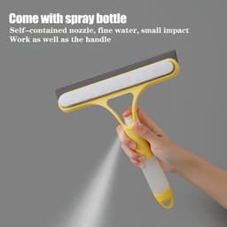 Cây Lau Kính Đa Năng 3 Trong 1 Kèm Bình Xịt Cây Gạt Kính Cầm Tay Thông Minh 3