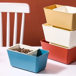 Hộp Đựng Đồ Ăn Trái Cây 2 Tầng, Khay Ráo Nước Đựng Rau Củ Đồ Ăn Vặt994 5