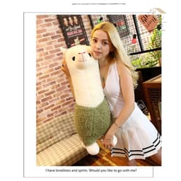 Thú Nhồi Bông Hình Lạc Đà Alpaca Cao Cấp Bông Hạt 7