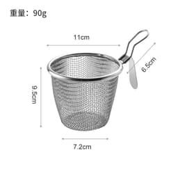 Giỏ lưới cài nồi lẩu lọc vớt thức ăn nhúng lẩu bằng inox an toàn tiện lợi 11x9.5cm 7