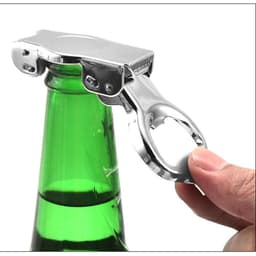 Dụng cụ mở nắp chai AIGE, Dụng cụ mở hộp bằng thép không gỉ gấp, Dụng cụ mở nắp chai đa chức năng có ga đơn giản tại nhà 4