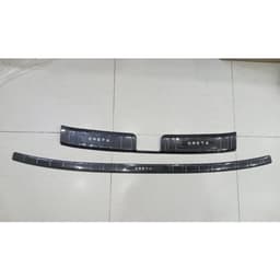 Ốp chống trầy cốp trong, ngoài CARBON xe Hyundai Creta 2022- 2023 vân cacbon cao cấp 4