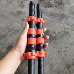 Bộ Thanh Đòn Tạ Tay 40cm/50cm – Tay Cầm Tạ Lắp Tạ Đĩa Tập Gym, Tập Tay, Vai, Ngực Tại Nhà 6