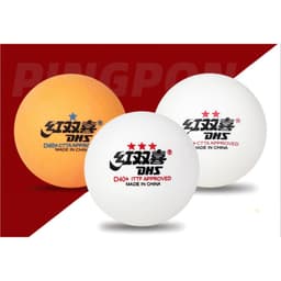 Quả bóng bàn 3 sao DHS Vàng/Trắng - Hộp 3 quả vàng / Hộp 3 quả trắng 6