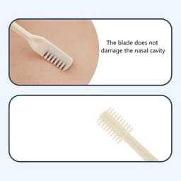 SET 3 Dụng cụ cắt tỉa lông mũi xoay 360 độ,- Kéo Cắt,dao cạo lông mũi 2 đầu thông minh 3