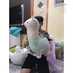 Thú Nhồi Bông Hình Lạc Đà Alpaca Cao Cấp Bông Hạt 8