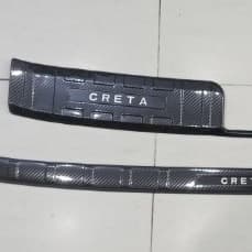 Ốp chống trầy cốp trong, ngoài CARBON xe Hyundai Creta 2022- 2023 vân cacbon cao cấp 2