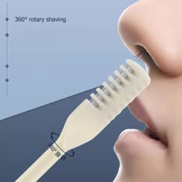 SET 3 Dụng cụ cắt tỉa lông mũi xoay 360 độ,- Kéo Cắt,dao cạo lông mũi 2 đầu thông minh 1