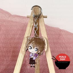 (mua 1 tặng 1) ( THU ĐÔNG ) Móc khóa DETECTIVE CONAN Thám Tứ Lừng Danh keyring mica acrylic in hình anime chibi xinh xắn 9