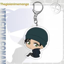 (mua 1 tặng 1) ( nhiều mẫu ) Móc khóa mica DETECTIVE CONAN Thám Tứ Lừng Danh hình in 2 mặt 6
