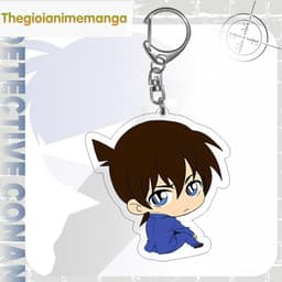 (mua 1 tặng 1) ( nhiều mẫu ) Móc khóa mica DETECTIVE CONAN Thám Tứ Lừng Danh hình in 2 mặt 7