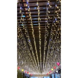 Đèn Led Mành Thả Rủ 6M 24 Sợi, 8m 32 sợi. 12 m 48 sợi  – Trang Trí Cafe, Ban Công, Tiệc Cưới 7