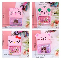 [Mới 2024] Túi xách silicon pop it kim sa hello kitty đeo chéo thời trang đựng bao bì lì xì, mỹ phẩm 3
