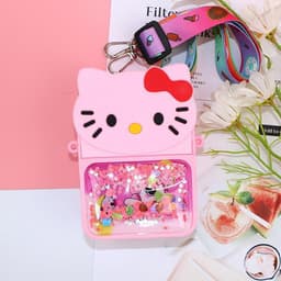 [Mới 2024] Túi xách silicon pop it kim sa hello kitty đeo chéo thời trang đựng bao bì lì xì, mỹ phẩm 6