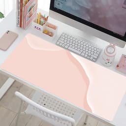 Tấm Lót Chuột Và Bàn Phím Bằng Da Không Thấm Nước Chống Trượt Phong Cách Bắc Âu 5
