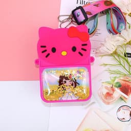 [Mới 2024] Túi xách silicon pop it kim sa hello kitty đeo chéo thời trang đựng bao bì lì xì, mỹ phẩm 8