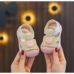 Dép Sandal tập đi cho bé trai, bé gái, chống vấp, đế mềm, êm, chống trơn trượt [size 18 - 23] [801] 6