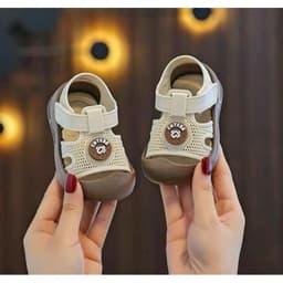Dép Sandal tập đi cho bé trai, bé gái, chống vấp, đế mềm, êm, chống trơn trượt [size 18 - 23] [801] 4