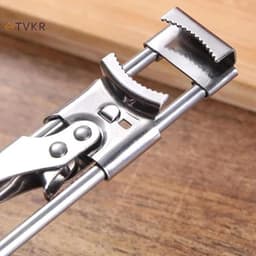 NTVN Dụng cụ mở chai có thể điều chỉnh bằng thép không gỉ Chai thủ công có thể điều chỉnh Dụng cụ mở tay yếu Dễ dàng giữ Phụ kiện nhà bếp Bộ OIK 1