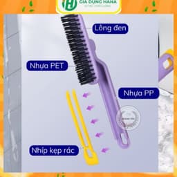 Cây Chà Sàn Nhà Tắm Bồn cầu Đa Năng có Nhíp Gắp, Chổi Cọ Sàn Nhà Vệ Sinh Xoay 360 Độ 1