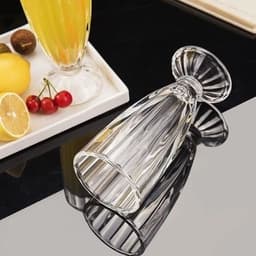 Ly thủy tinh, cốc thủy tinh đựng sinh tố, nước ép trái cây tiện dụng (369ml) 8