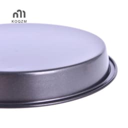 [Koqzm] Chảo Đĩa Pizza Tròn Khay Đĩa Sâu Thép Carbon Chống Dính Khuôn Nướng Bánh [Mới] 8