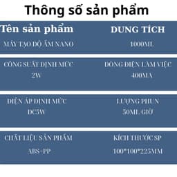 Máy xông tinh dầu phun sương tạo ẩm công suất mạnh dung tích lớn 1L và 600ml 6