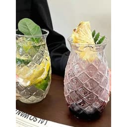 Ly thủy tinh, cốc thủy tinh đựng sinh tố, nước ép trái cây tiện dụng (369ml) 7