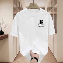 Áo thun unisex mẫu chữ B_ PERFECTvải cotton co giản bốn chiêu, hình in bền,giặc không ra màu ,mặc cực bền. 1