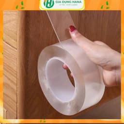 Băng Dính 2 Mặt 5M Nano Trong Suốt Siêu Dính Mọi Bề Mặt Tiện ích 1
