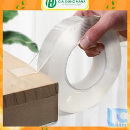 Băng keo 2 mặt nano siêu dính, Cuộn băng dính 2 mặt trong suốt 1
