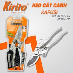Kéo cắt tỉa cành cây KAPUSI TOOLS Nhật bản K-8618 cao cấp thép SK5, cấu tạo lò xo cỡ 8 icnh (20cm) 1