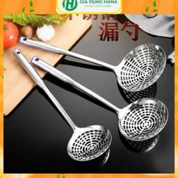 Chao vớt thức ăn inox cao cấp hàng dày sang bóng 1