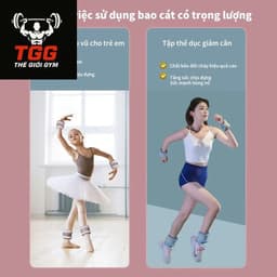 Tạ Đeo Tay TGG Tạ Chân Túi tạ chân dành cho gym Chất Liệu Bột Sắt Mịn Tập Gym Tập Yoga Tại Nhà 5